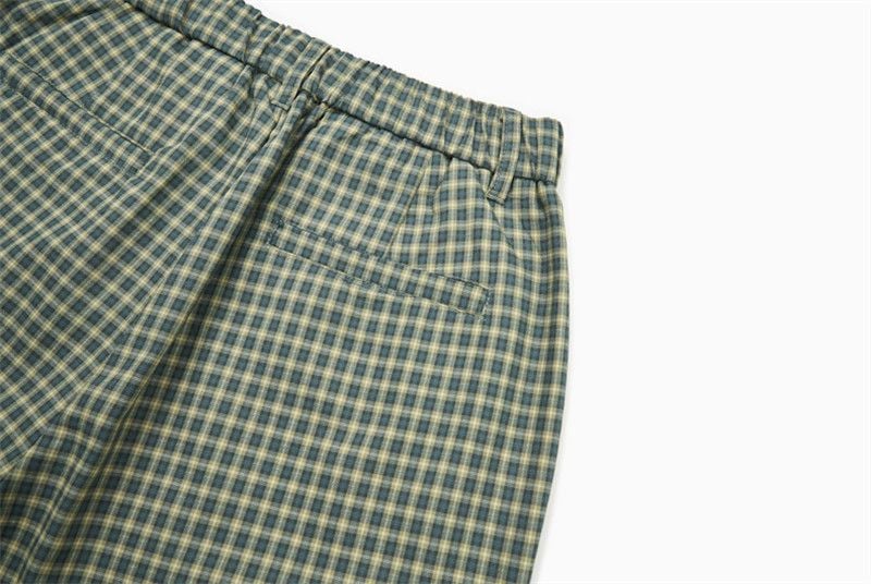 Men's American High Street Plaid Casual Shorts