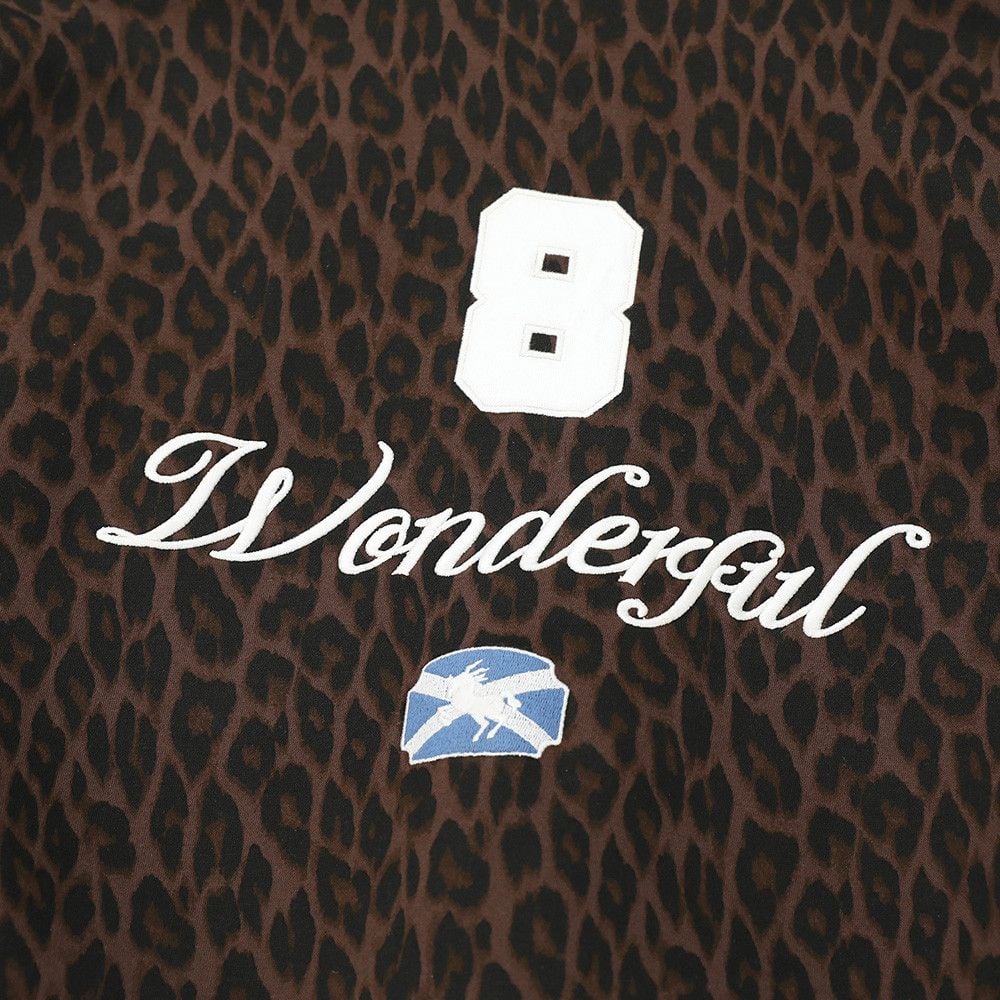 Men’s Leopard‑Print Two‑Way Zip‑Up Hoodie with Letter Embroidery, Loose Casual Vibe Streetwear for Spring & Autumn