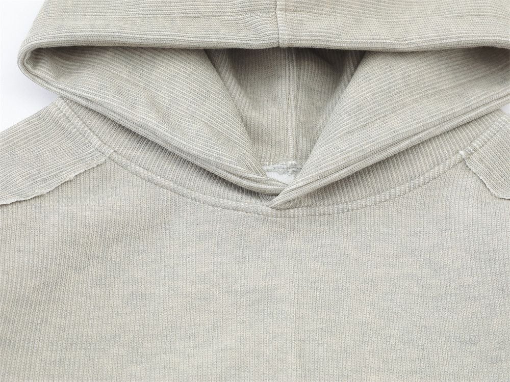 Men Vibe‑Style Pullover Hoodie, Unique Design with Raw‑Edge Splicing, Loose Casual Street‑wear Sweatshirt for Spring Autumn