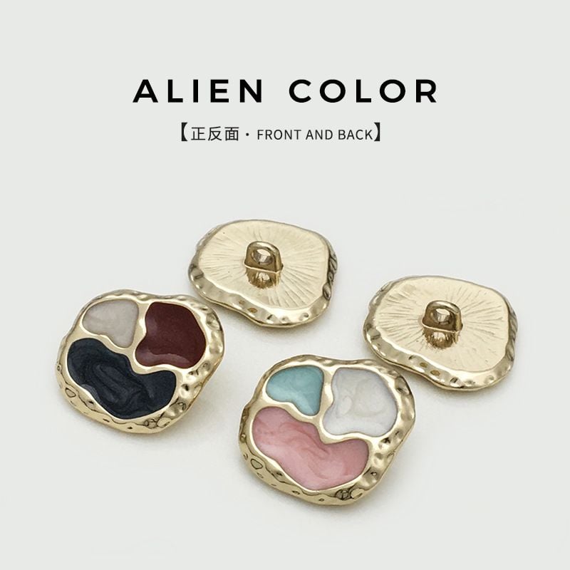 Vintage Irregular Shaped Buttons