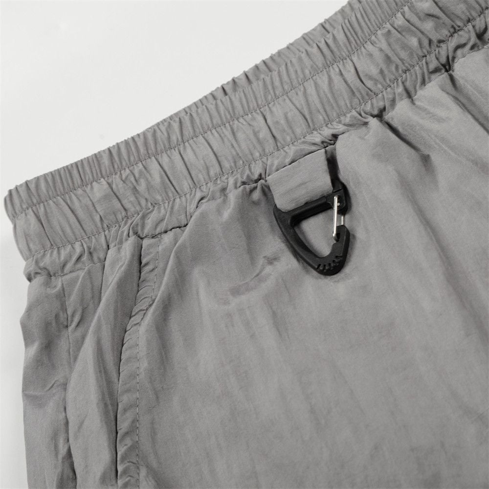 Men's Summer Loose Wide-Leg Athletic Shorts, Elastic Waist Versatile Casual