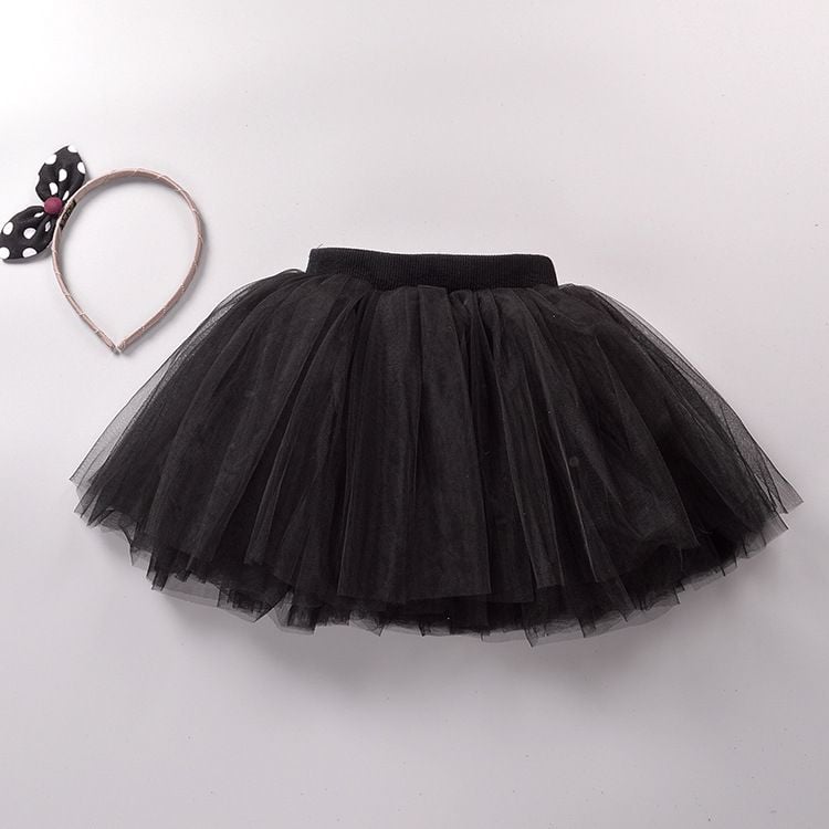 Girls Tulle Tutu Dress, Layered Cake Skirt, Short Dance Costume for Kids & Toddlers