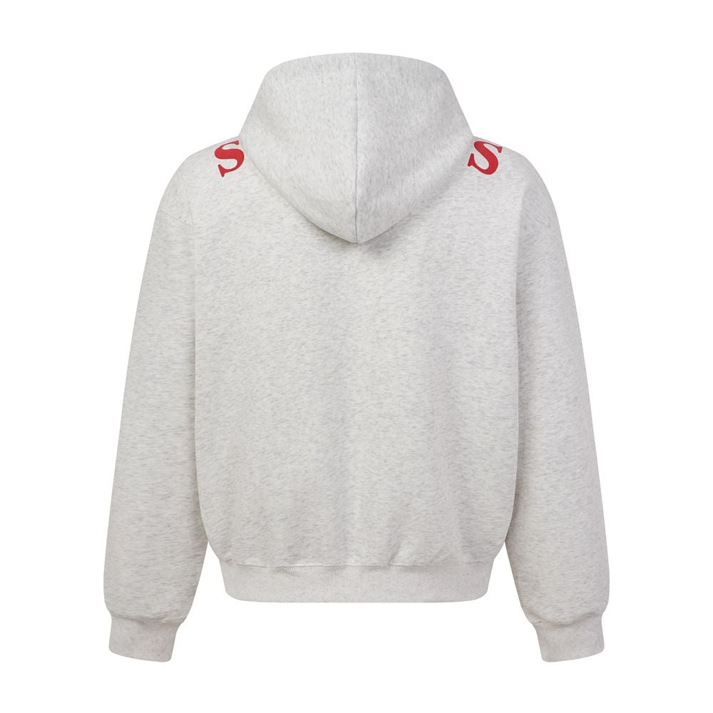 Men’s Creative Letter‑Print Pullover Hoodie, Vibe Style Loose Casual Sweatshirt