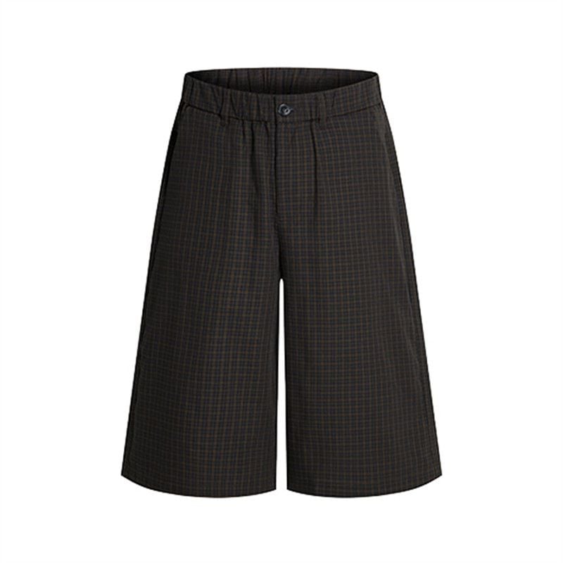 Men's American High Street Plaid Casual Shorts