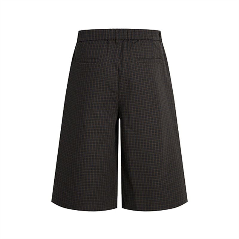 Men's American High Street Plaid Casual Shorts