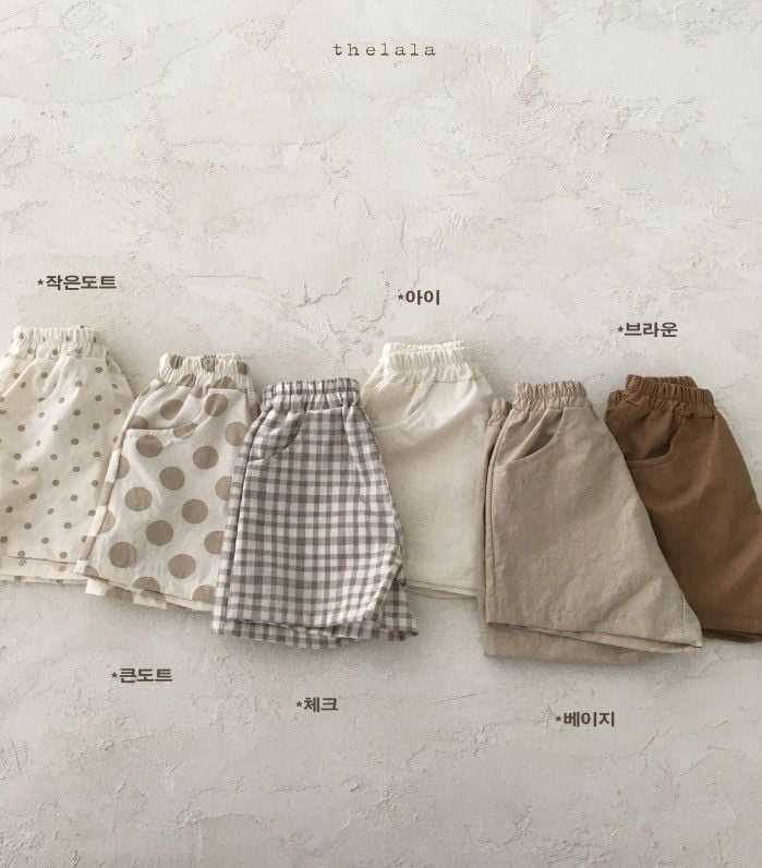 Korean Style Linen Cotton Casual Shorts, Thin Comfortable Hot Pants for Baby Boys & Girls, Summer