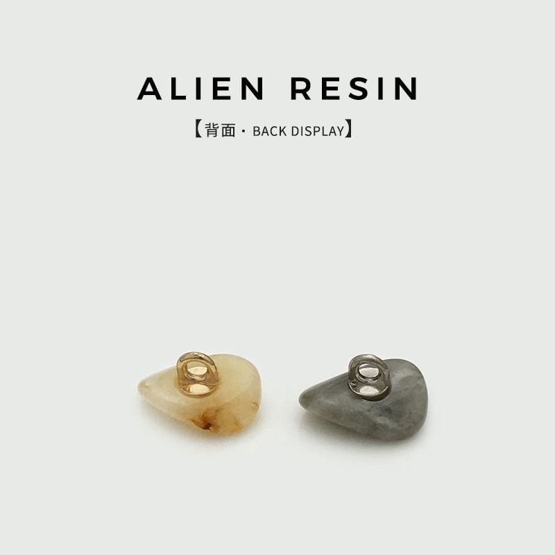 Irregular High-grade Resin Mini Buttons