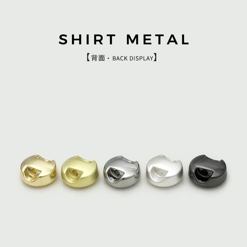 Minimalist Metal Buttons, Versatile Flat Small Shank Buttons