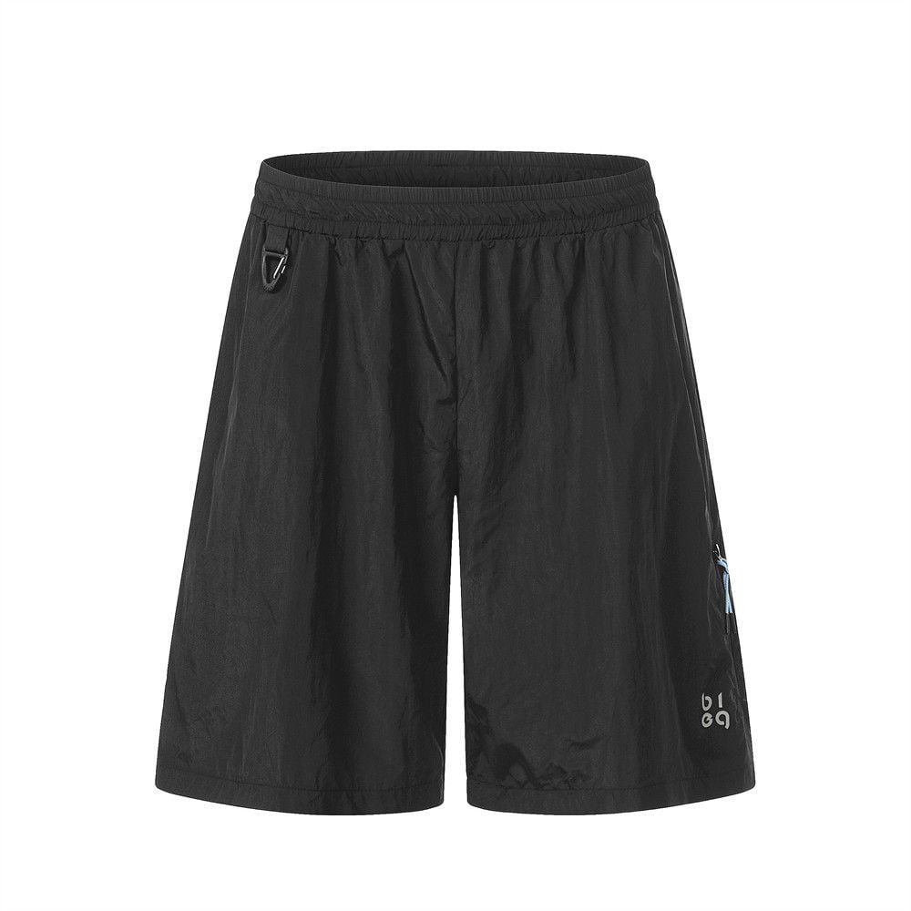 Men's Summer Loose Wide-Leg Athletic Shorts, Elastic Waist Versatile Casual