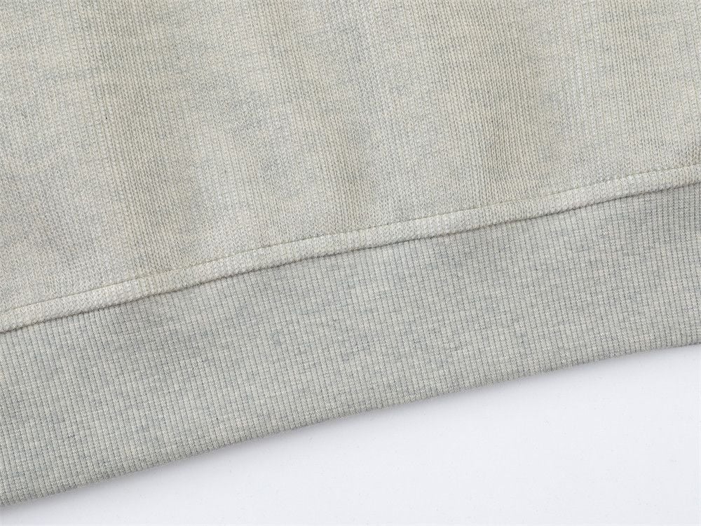 Men Vibe‑Style Pullover Hoodie, Unique Design with Raw‑Edge Splicing, Loose Casual Street‑wear Sweatshirt for Spring Autumn