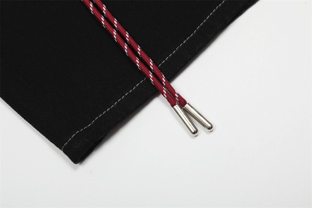 Men's Summer Loose Fit Cargo Shorts With Piping & Pendant Decoration