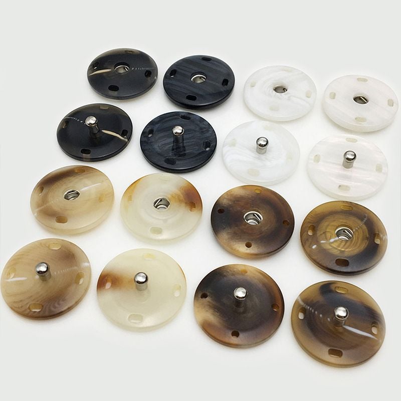 Invisible Snap Buttons for Coat, Hole-Free Hidden Popper Fasteners