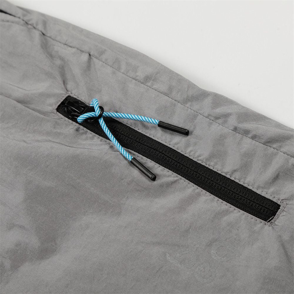 Men's Summer Loose Wide-Leg Athletic Shorts, Elastic Waist Versatile Casual
