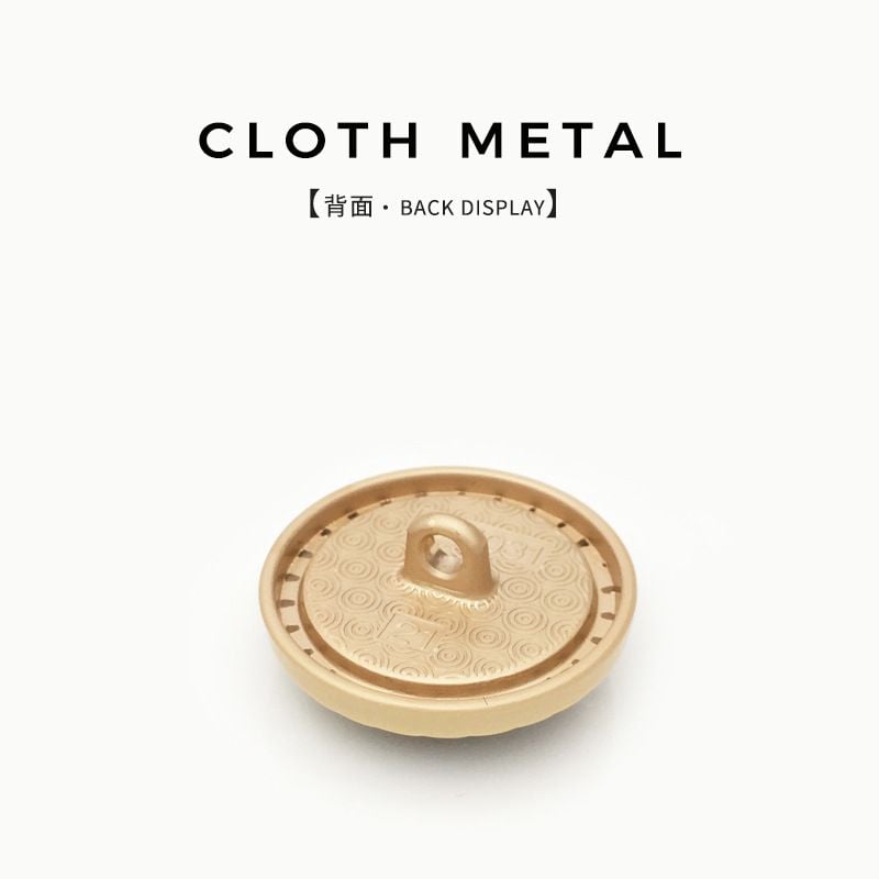 High-end Hepburn Style Hollow Edge Fabric Covered Metal Buttons