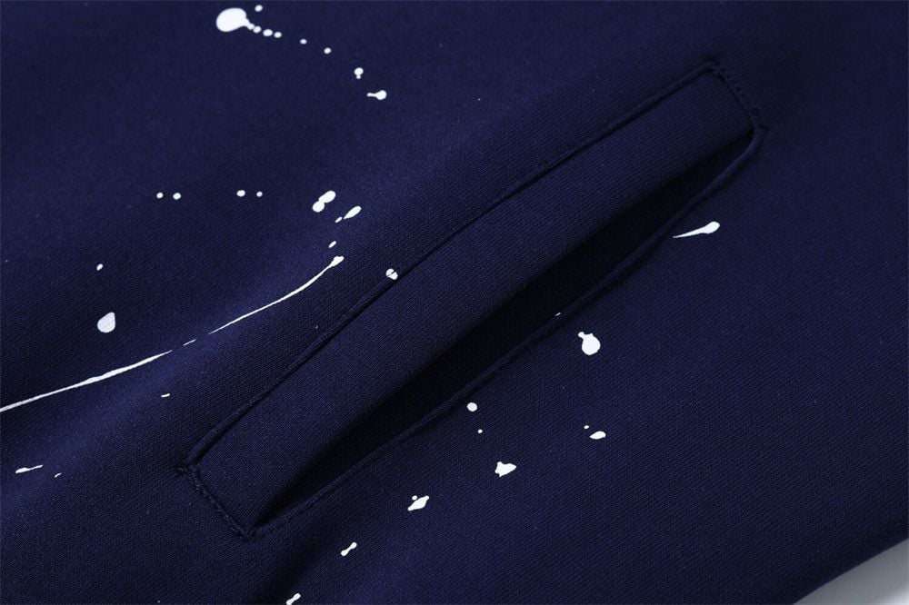 Men Street‑Wear Cropped Zip‑Up Hoodie, Ripped Distressed Details, Loose Casual Sport Outerwear for Spring Autumn