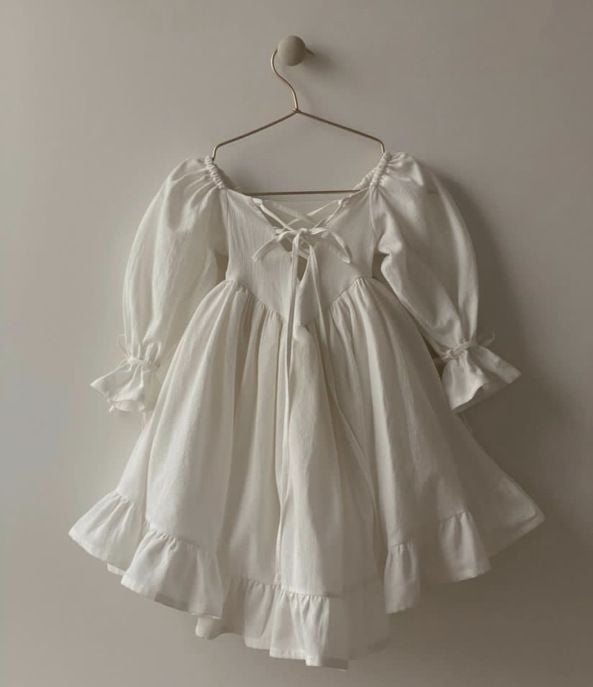 Korean Style Embroidered Short Sleeve Romper, Cotton Bodysuit for Baby Girls