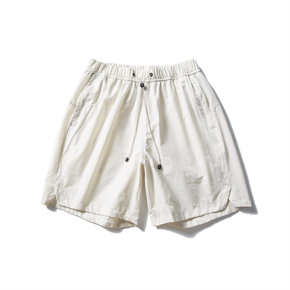 Men's Summer Athletic Loose Shorts, American Minimalist Solid Color Versatile Quick-Dry