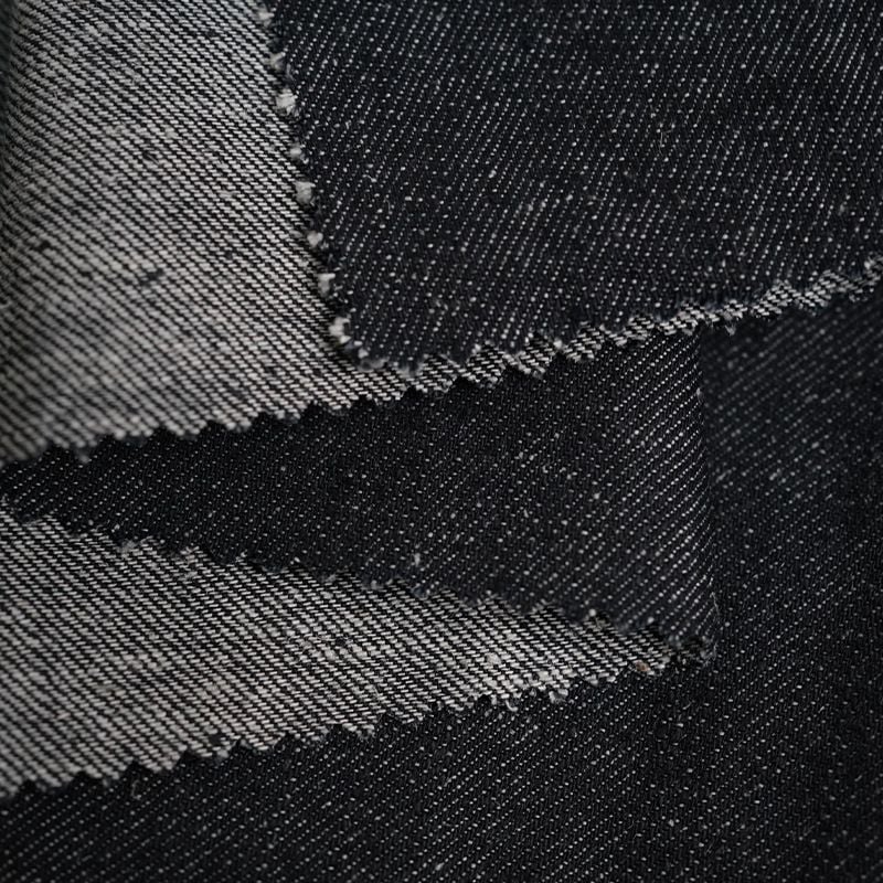 Organic Hemp Cotton Blend Twill Denim Fabric for jackets shirts