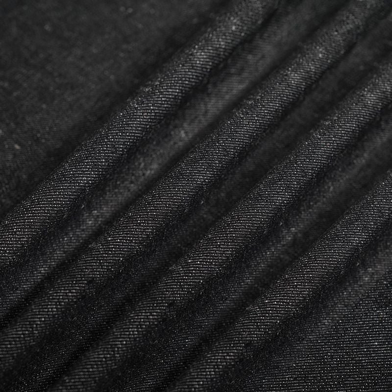 Organic Hemp Cotton Blend Twill Denim Fabric for jackets shirts