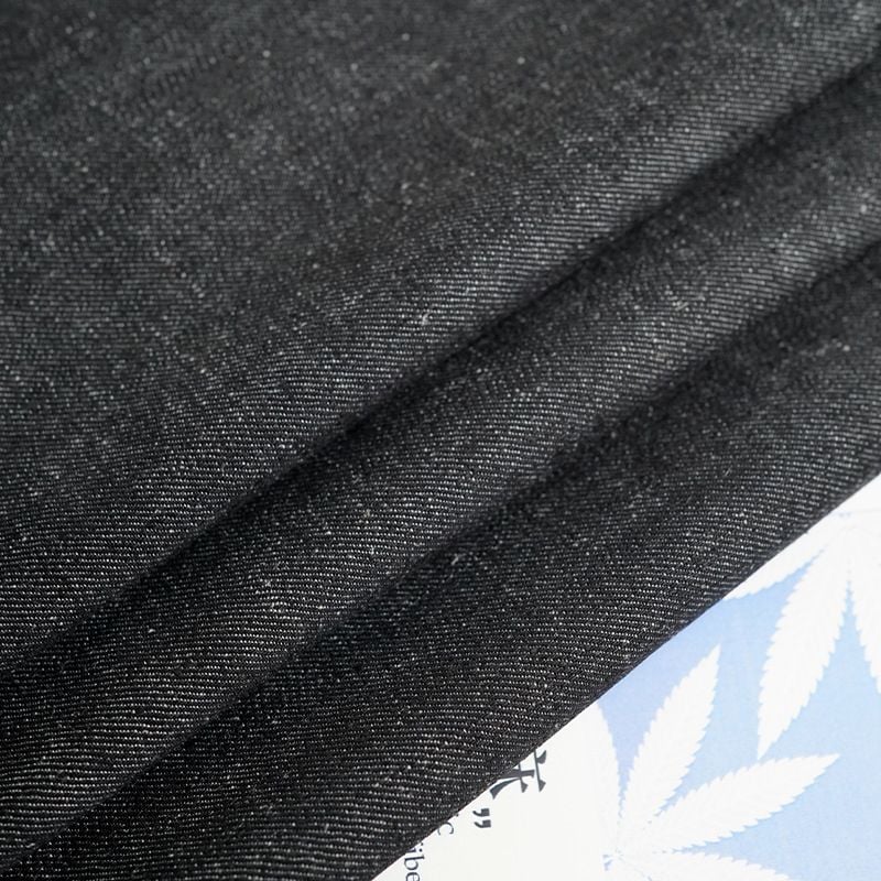 Organic Hemp Cotton Blend Twill Denim Fabric for jackets shirts