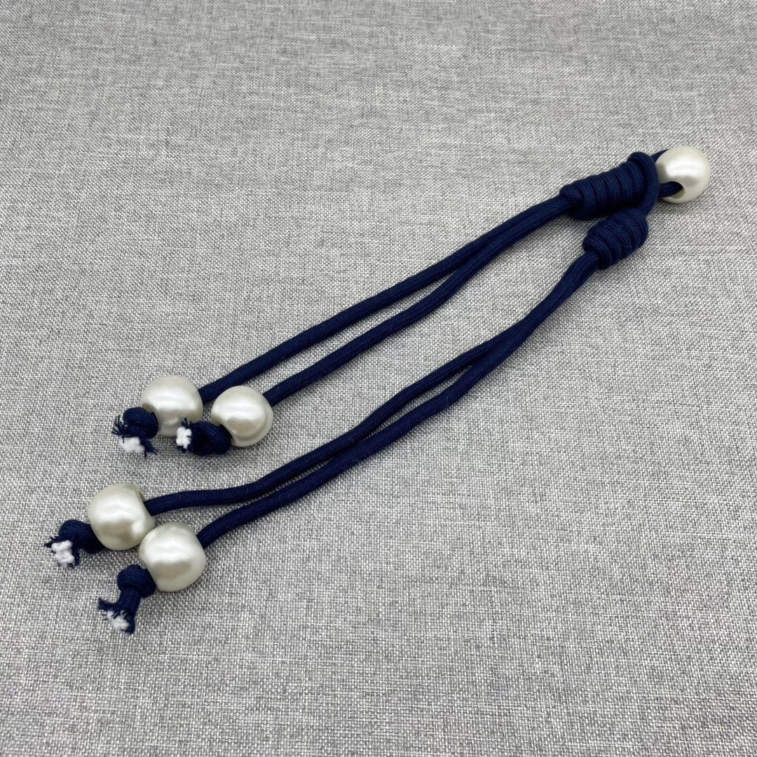 Pearl Resin Horn Toggle Buttons with Cotton Cord for Wool Coat