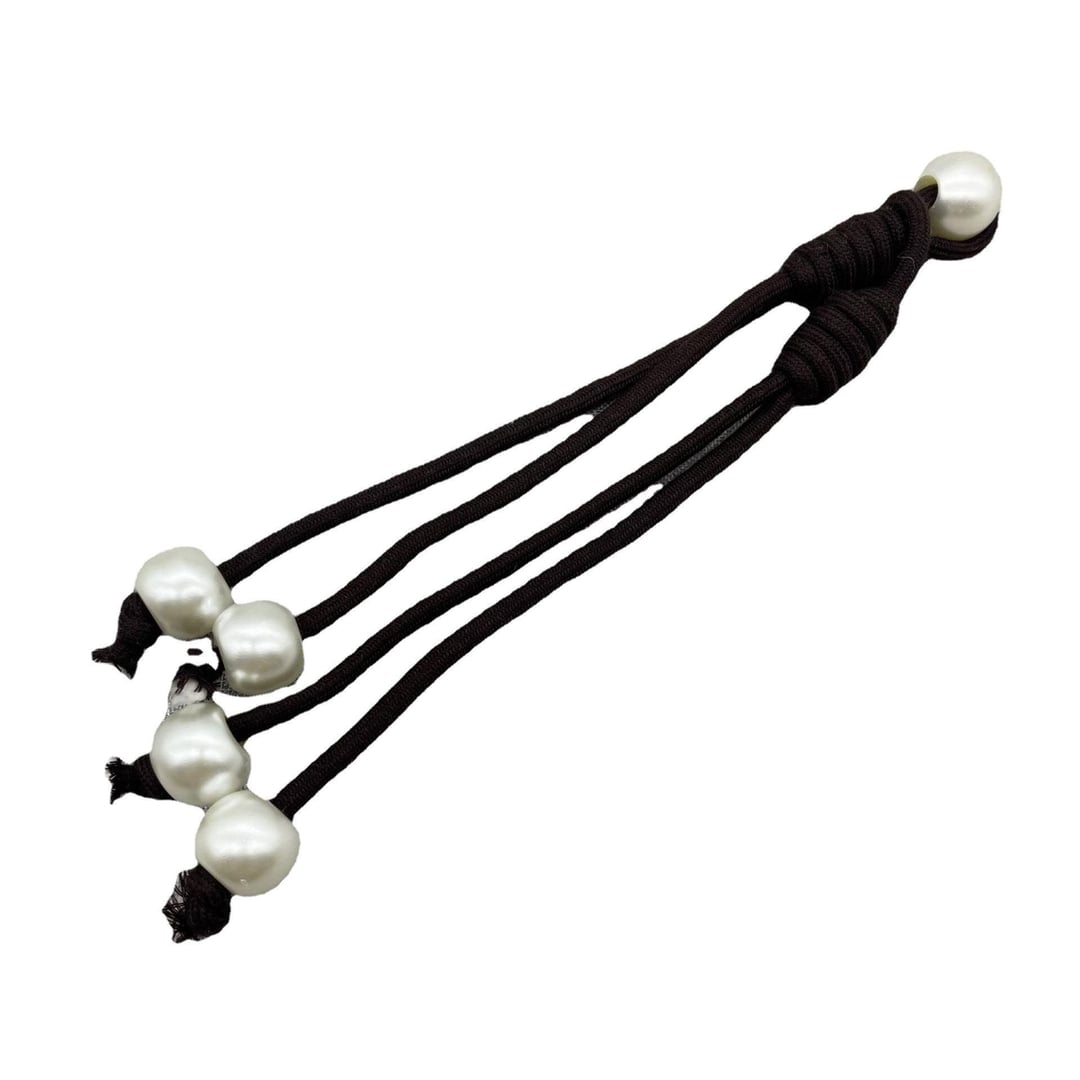 Pearl Resin Horn Toggle Buttons with Cotton Cord for Wool Coat