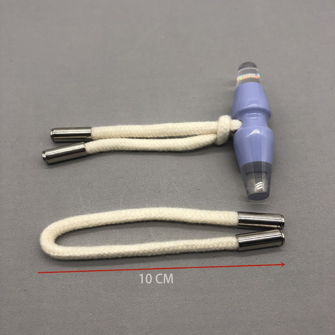 Resin Horn Toggle Buttons with Alloy End & Cotton Cord for Wool Apparel