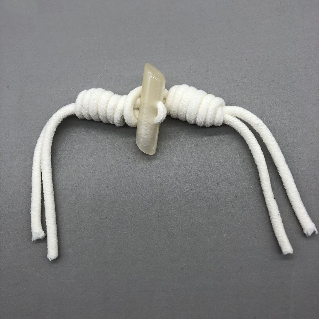 Resin Horn Toggle Buttons with Cotton Cord for Wool Coat Sweater