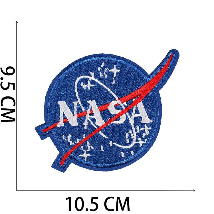 Cartoon Astronaut Rocket Iron On Self Adhesive Embroidery Patches For Jacket Decor