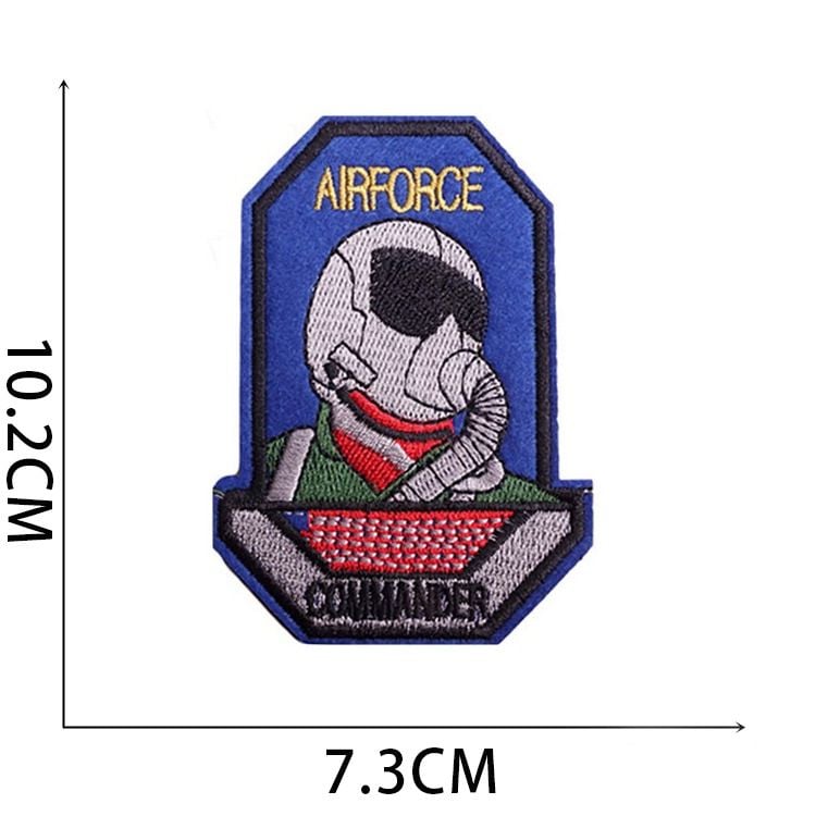Cartoon Astronaut Rocket Iron On Self Adhesive Embroidery Patches For Jacket Decor