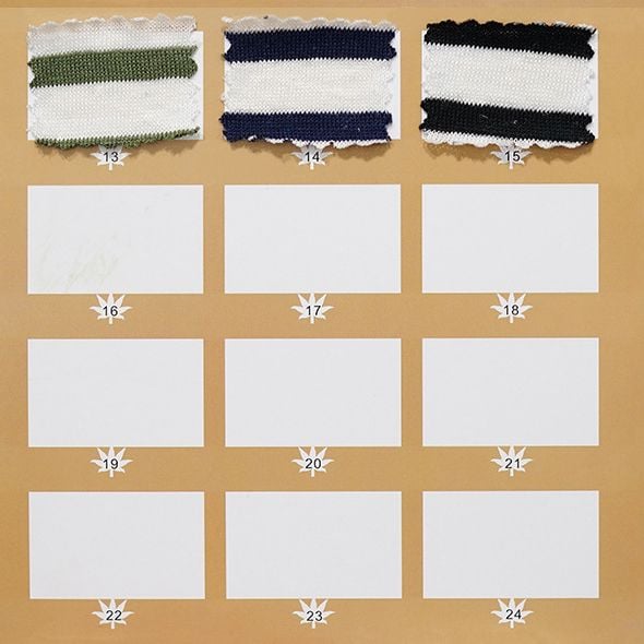 Striped Dyed Knitted Natural Linen Cotton Fabric For Spring Summer