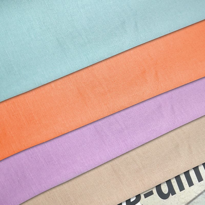 Tencel Linen Cotton Fabric for Women's Shirts & Jackets