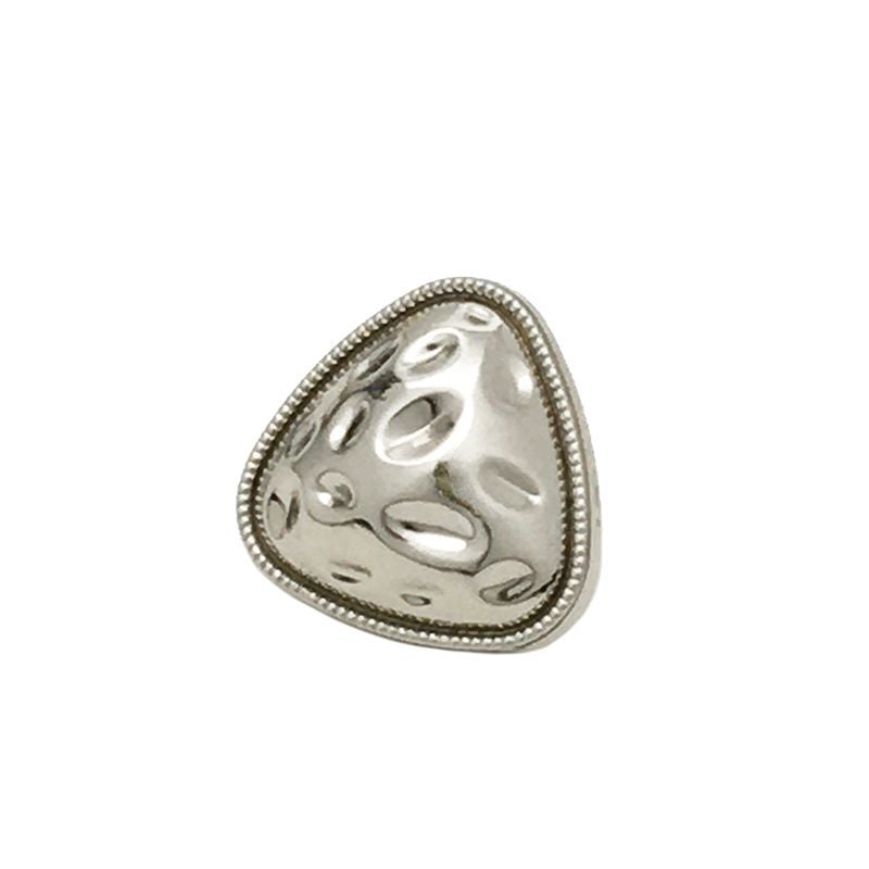 Triangular Concave Convex Special-shaped Metal Buttons