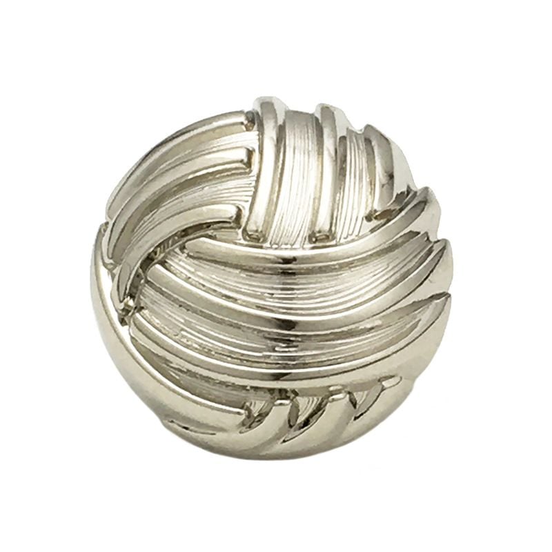 Vintage Hemispherical Threaded Metal Buttons