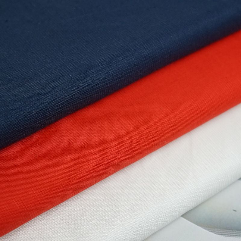 Woven Hemp Organic Cotton Fabric for shirts dresses