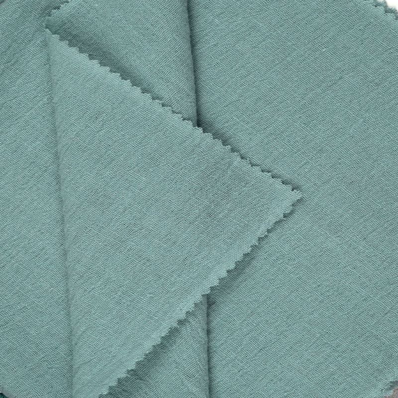 Woven Linen Ribbed Sand Washed Fabric For Dresses Shirts