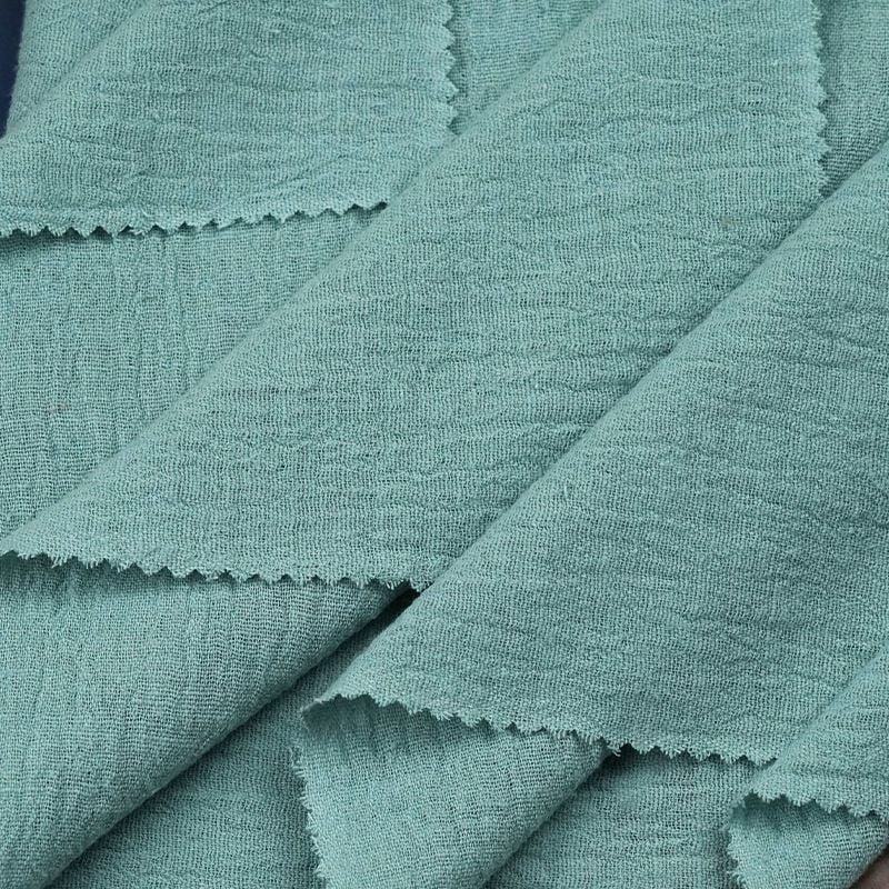 Woven Linen Ribbed Sand Washed Fabric For Dresses Shirts