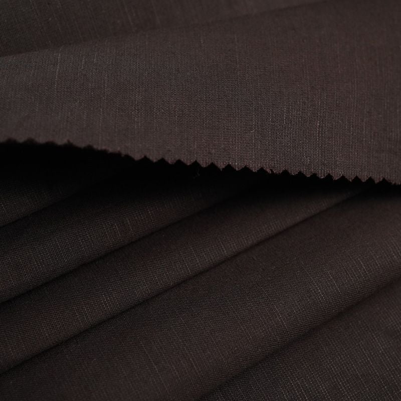 Woven Plain Hemp Organic Cotton Fabric for women shirts pants kids wear spring summer