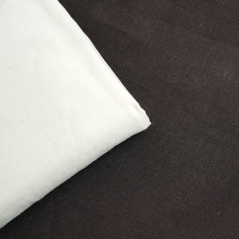 Woven Plain Hemp Organic Cotton Fabric for women shirts pants kids wear spring summer