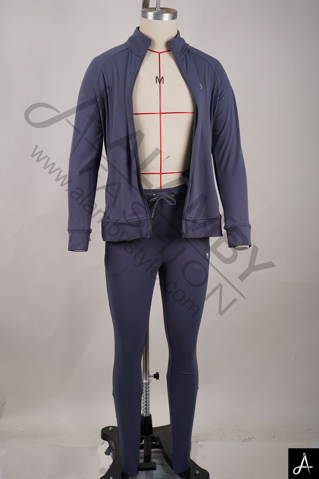 Half-Zip Tracksuit Set (Top + Pants)
