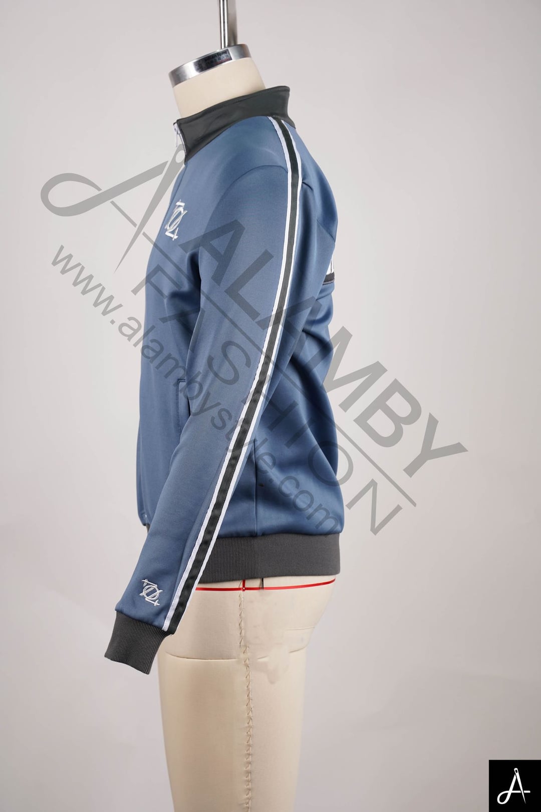 Navy Full-Zip Track Jacket