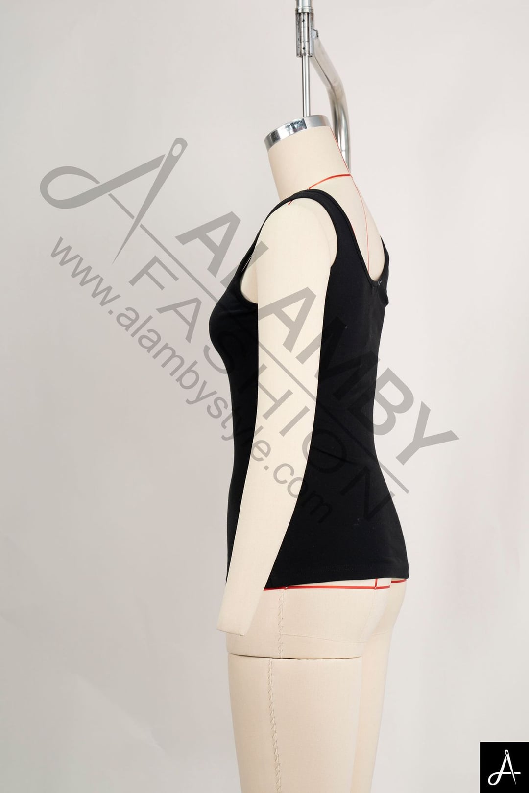 Square Neck Button‑Front Sleeveless Bodysuit