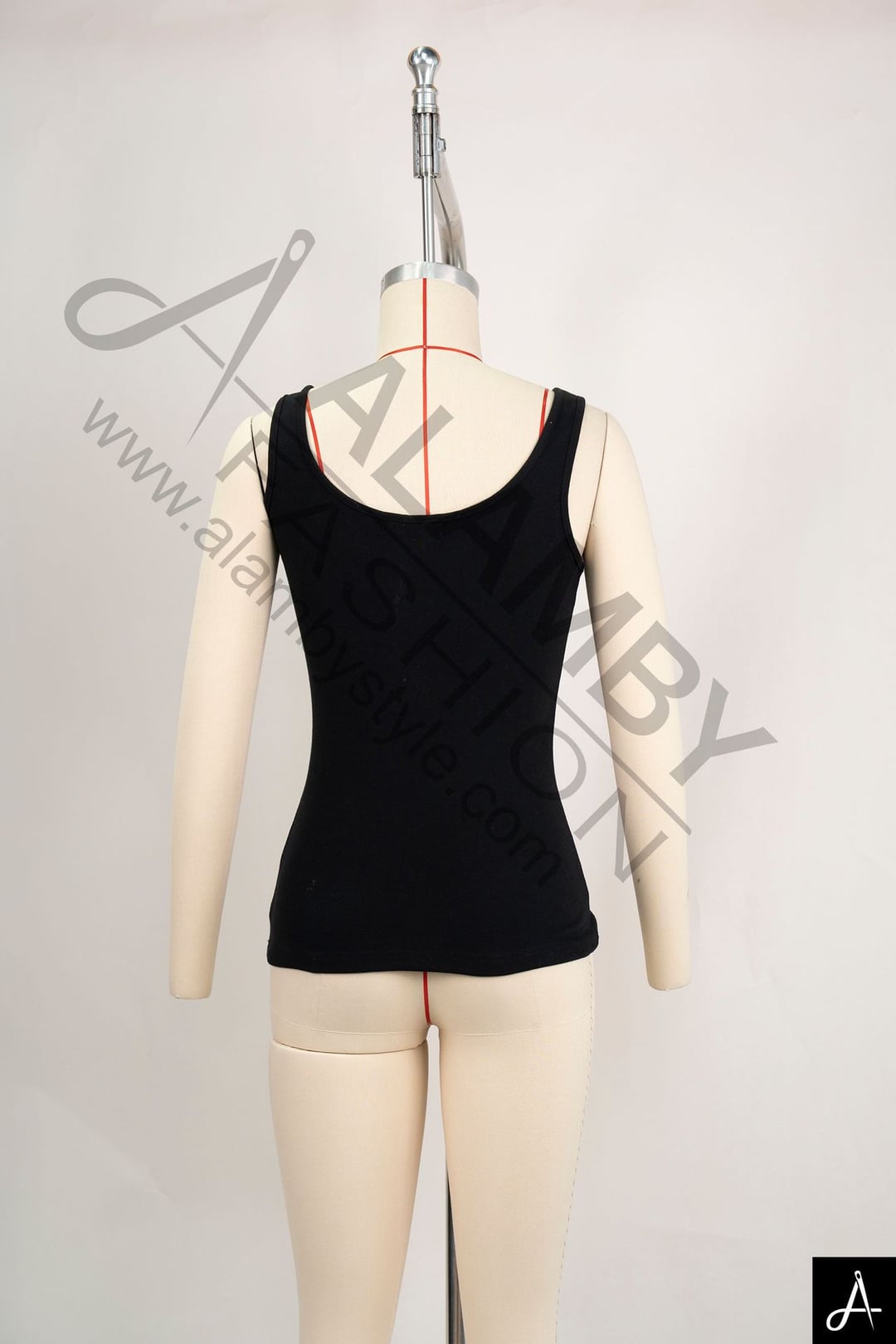 Square Neck Button‑Front Sleeveless Bodysuit