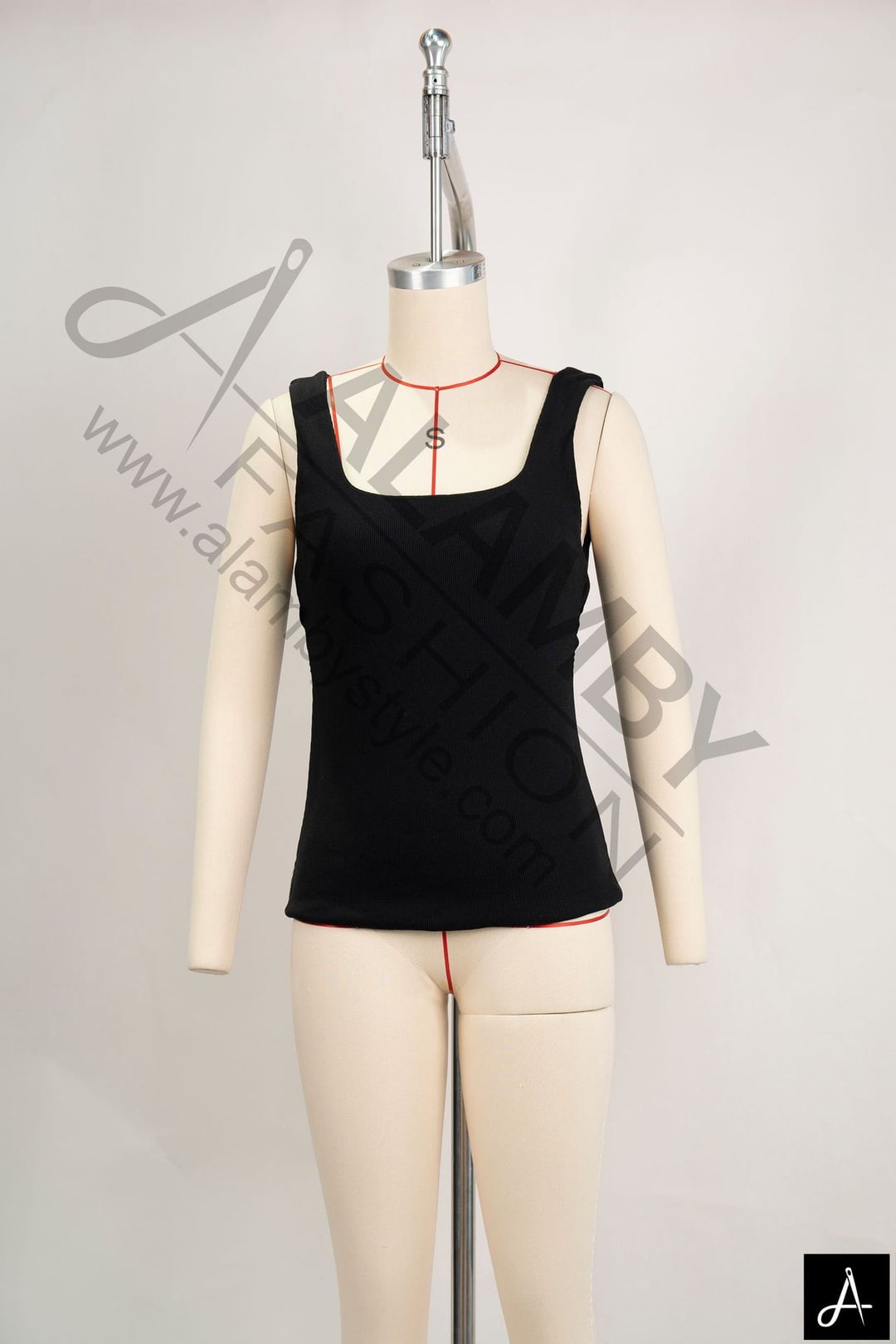Square Neck Sleeveless Long Cami Top