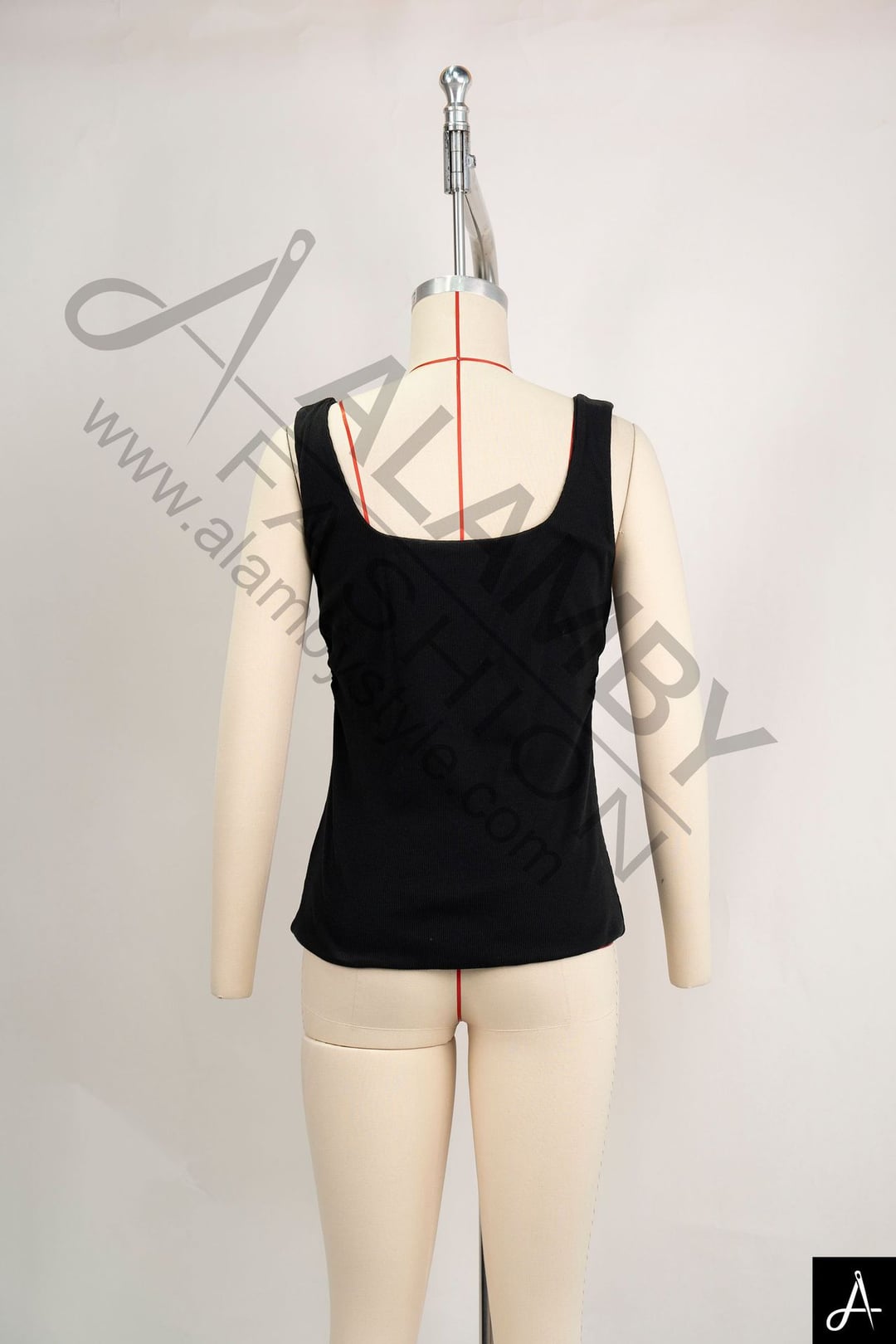 Square Neck Sleeveless Long Cami Top