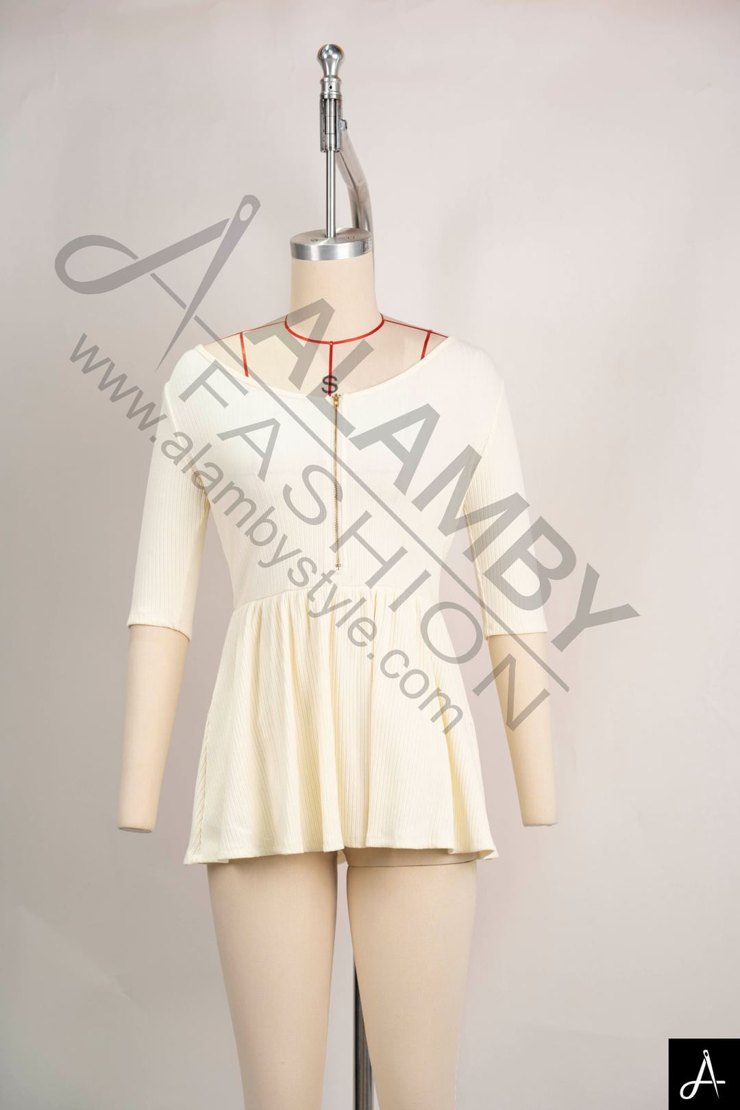 Women's V‑Neck Short Sleeve Flared Dress