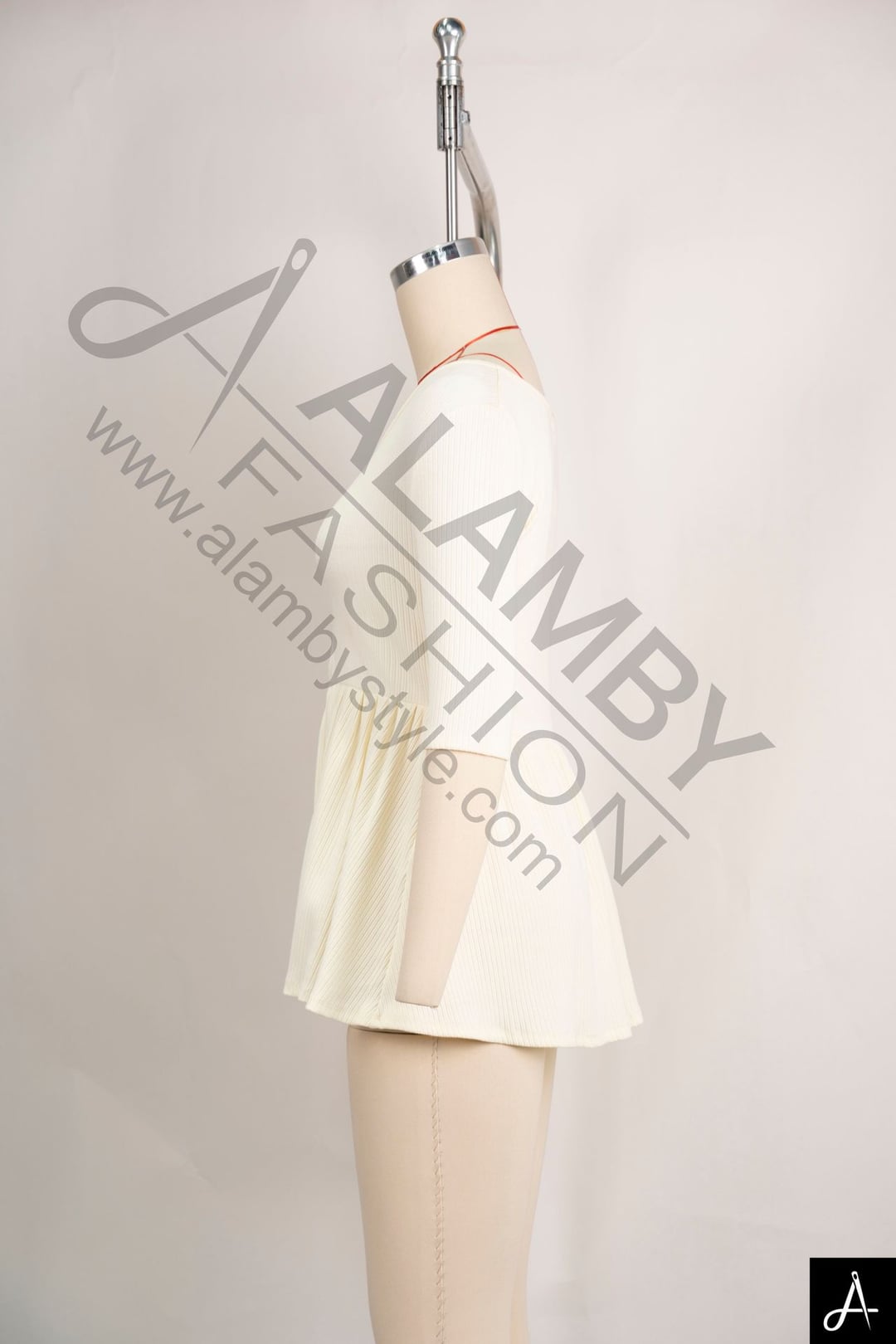 Women's V‑Neck Short Sleeve Flared Dress