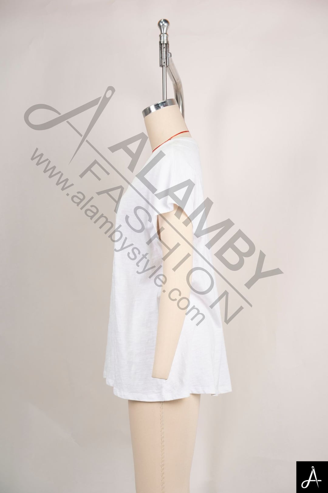 Women's V‑Neck Short Sleeve Loose Mini Dress
